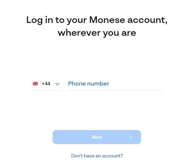 Аккаунты Monese саморег