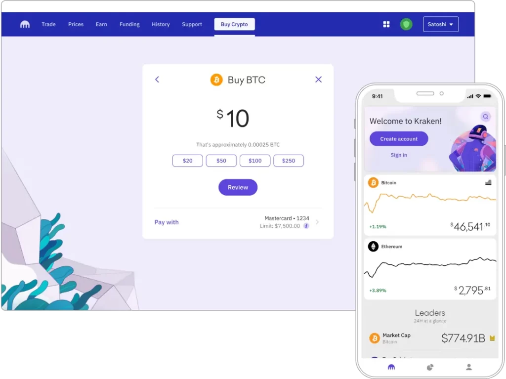 Аккаунты Kraken USA саморег