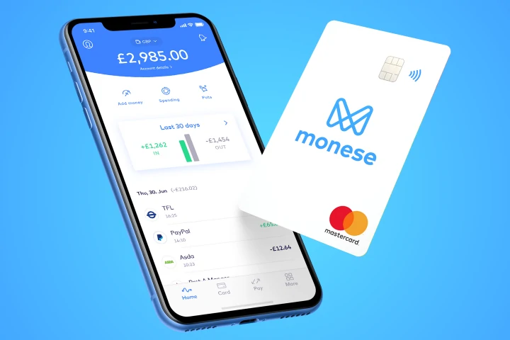 Аккаунты Monese EU саморег