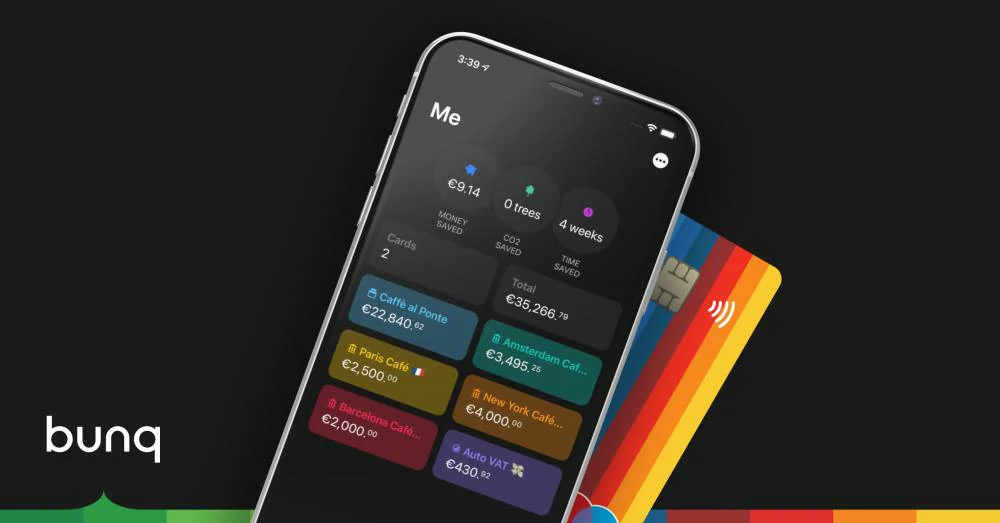 Аккаунты Bunq EU саморег