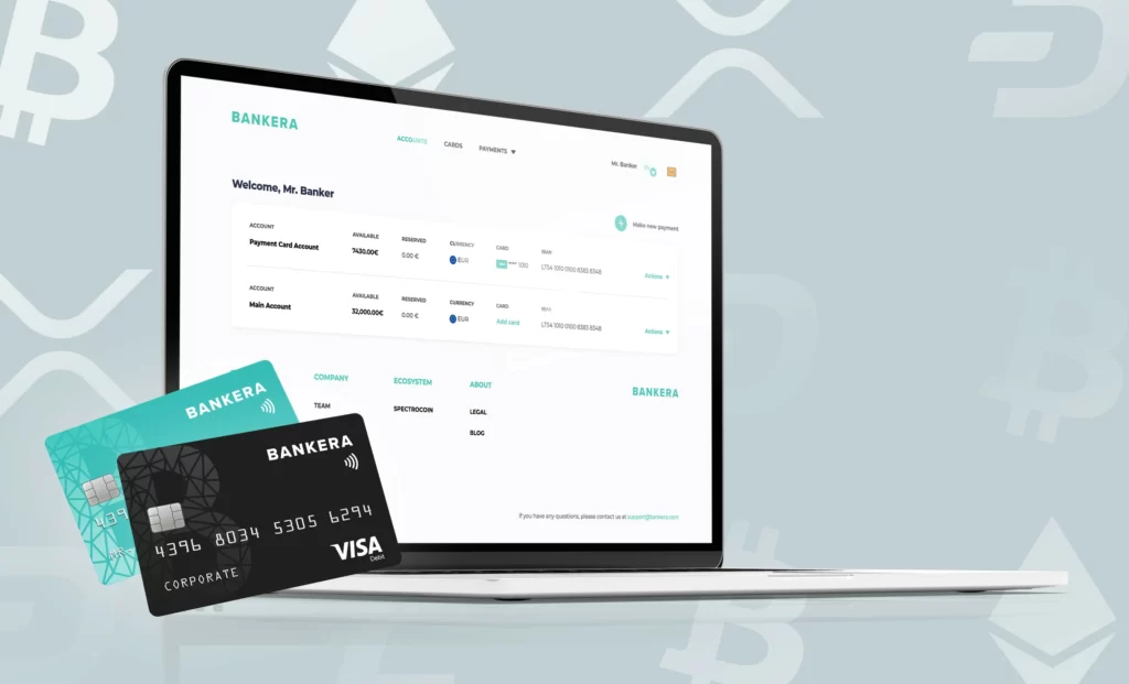 Аккаунты Bankera EU саморег