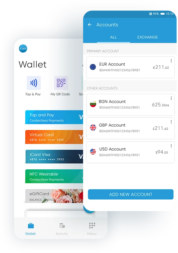 Аккаунты ICard EU саморег