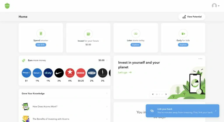 Аккаунты Acorns USA саморег