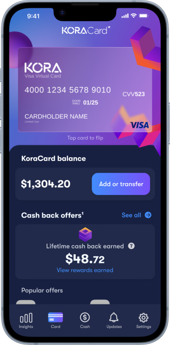 Аккаунты Kora Money + VCC USA саморег